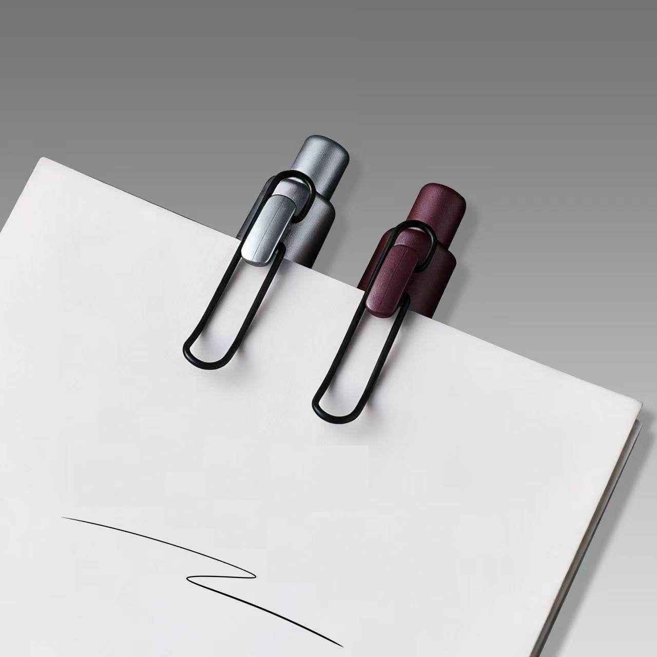 TANOOCI Midnight Sandalwood Grip Click Gel Pen with 3 Refills