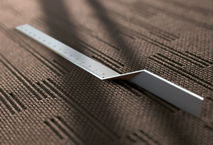 Aluminum Ruler 15cm - Premium Metal Office Stationery
