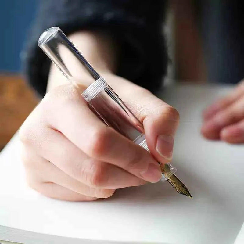 MAJOHN WANCAI Mini Pocket Resin Fountain Pen – 0.5mm Iridium Nib