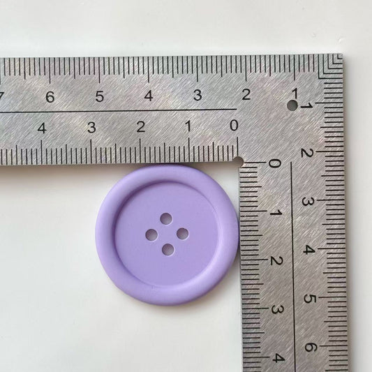 30mm Candy Color Round 4-Hole Craft Buttons 60 Pack
