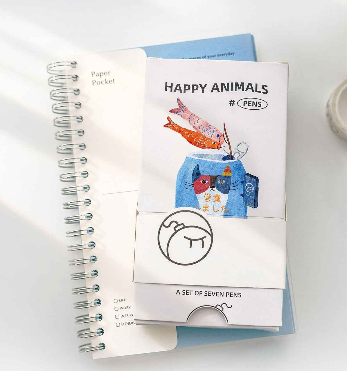 TOME 7-Piece Gel & Brush Pen Experience Set with Display Box