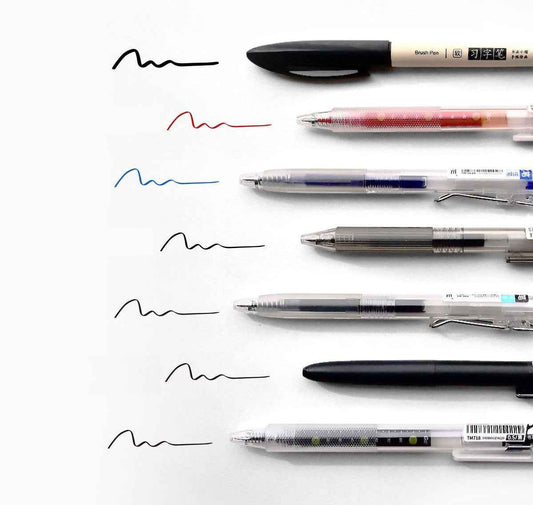 TOME 7-Piece Gel & Brush Pen Experience Set with Display Box