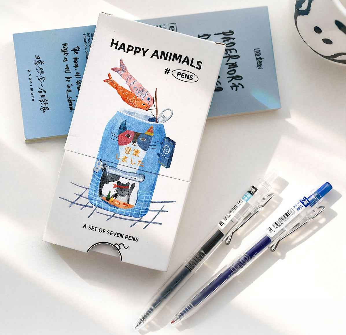 TOME 7-Piece Gel & Brush Pen Experience Set with Display Box