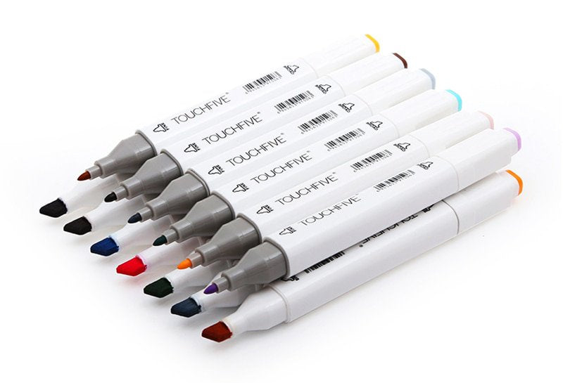 TouchFive Twin Markers 60 Color Animation Design Set