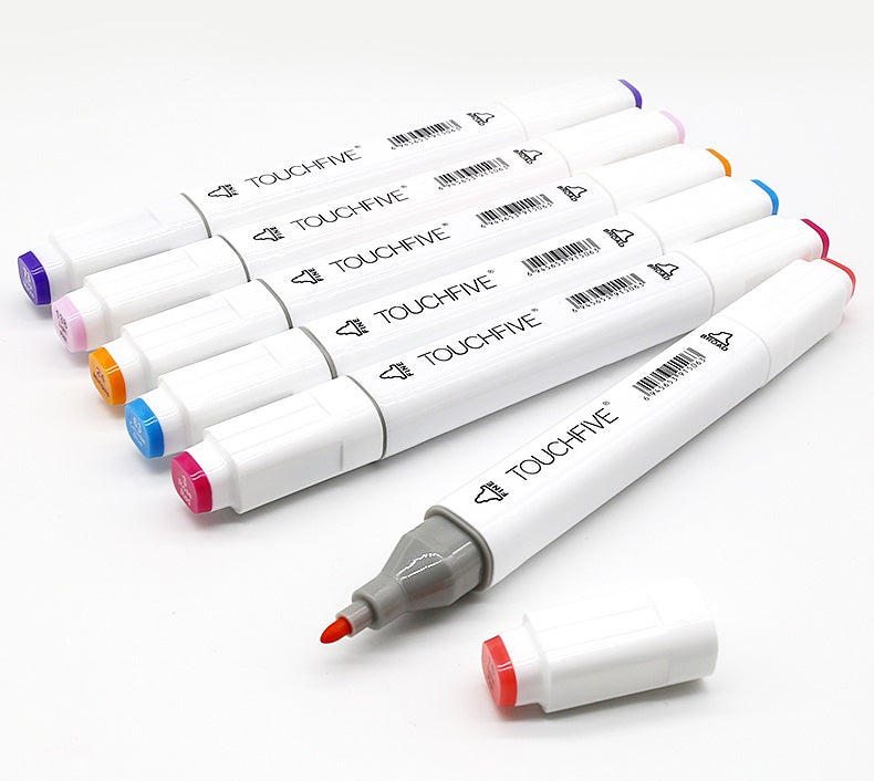 TouchFive Twin Markers 168 Full Colors Art Sketch Alcohol Based Pen Set