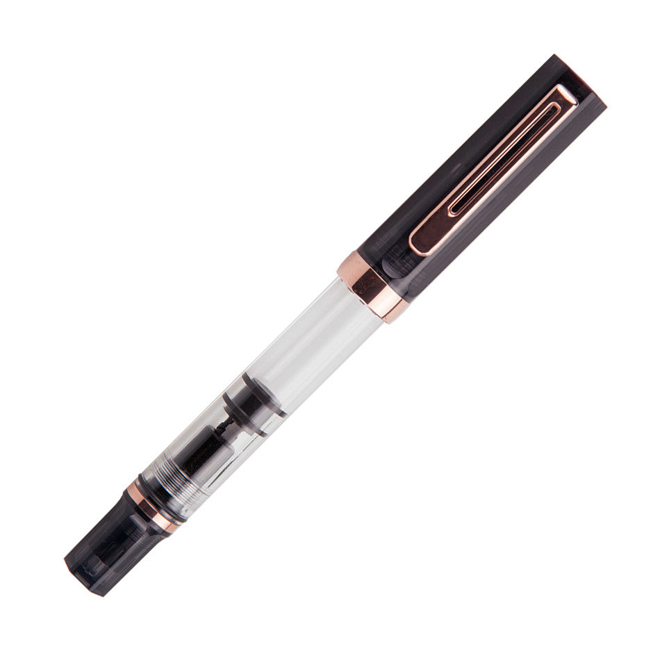 TWSBI Eco Fountain Pen Smoke with Rose Gold Trim