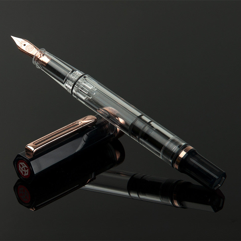 TWSBI Eco Fountain Pen Smoke with Rose Gold Trim