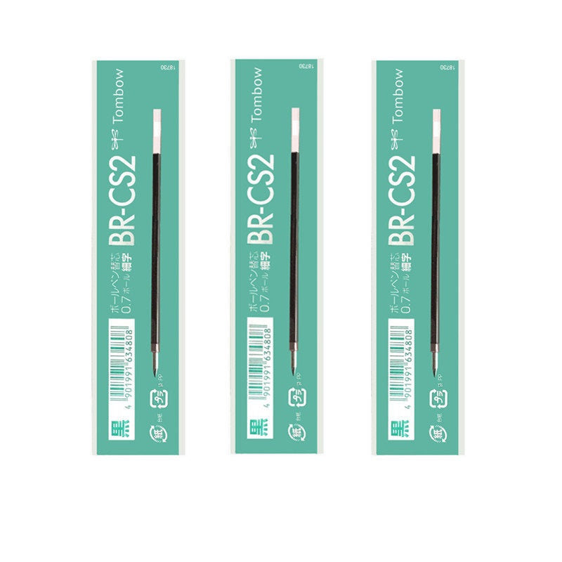 Tombow 0,7 mm zwarte inktvulling (BR-CS233), voor Tombow