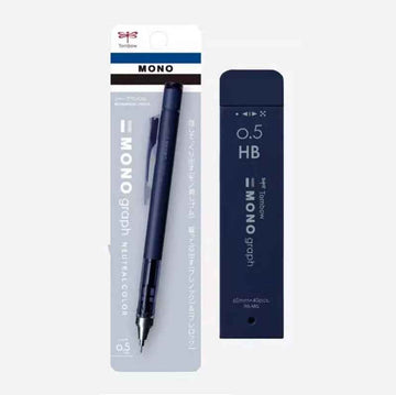 Tombow Mono Graph Mechanical Pencil Neutral Colors with Lead refills