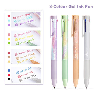 Set di penne gel Truecolor a 3 colori — 0,5 mm | Confezione da 4