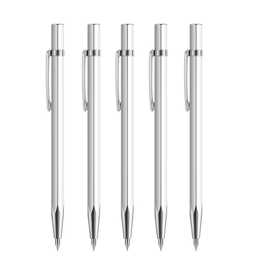 Tungsten Carbide Tip Scriber Marking Engraving Pen for Ceramics Glass 5 Pack