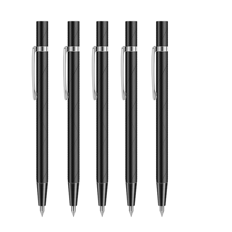 Tungsten Carbide Tip Scriber Marking Engraving Pen for Ceramics Glass 5 Pack
