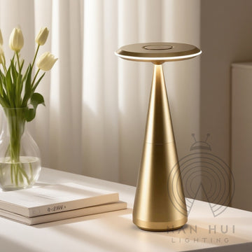 UFO Rechargeable Table Lamp | Aluminum Alloy Cordless Desk Light