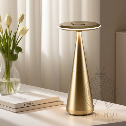 UFO Rechargeable Table Lamp | Aluminum Alloy Cordless Desk Light