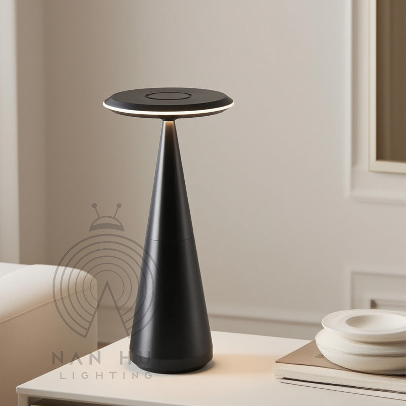 UFO Rechargeable Table Lamp | Aluminum Alloy Cordless Desk Light