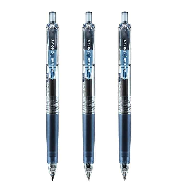 uni-ball Signo RT micro Retractable Rollerball Pens 0.5mm 3 Pack