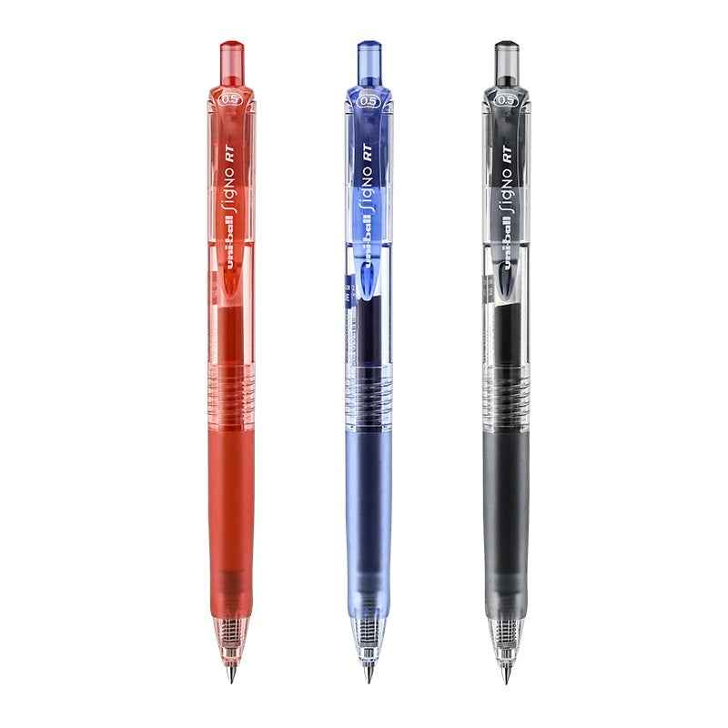 uni-ball Signo RT micro Retractable Rollerball Pens 0.5mm 3 Pack