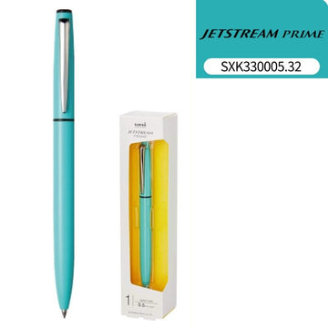 Stylo à bille torsadé Uni Jetstream Prime Mint Blue - Édition limitée, 0.5 mm | SXK330005.32