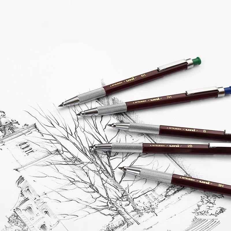 Uni Mitsubishi Lead Holder - 2 mm - HB/4H with 6pcs Pencil Leads