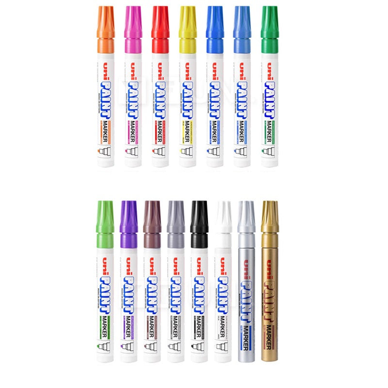 Uni-Paint Olovni Marker za Boju na Bazi Ulja PX-20 15 Punih Boja
