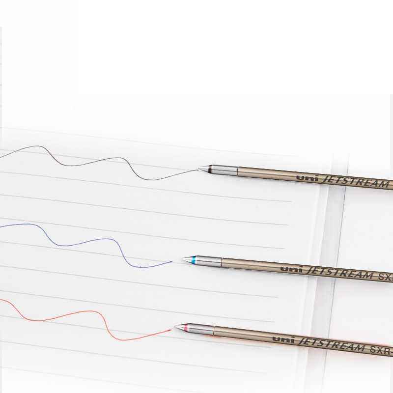 Uni SXR-200-07 Jetstream Ballpoint Multi Pen Refill - 0.7mm - 3 Pack