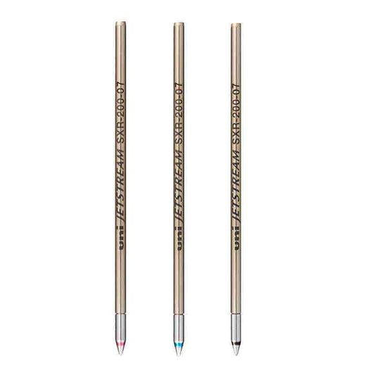 Uni SXR-200-07 Jetstream Ballpoint Multi Pen Refill - 0.7mm - 3 Pack