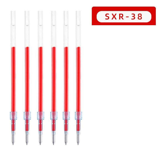 Uni SXR-38 Jetstream Ballpoint Pen Refill 0.38mm Black/Red/Blue 6 Pack