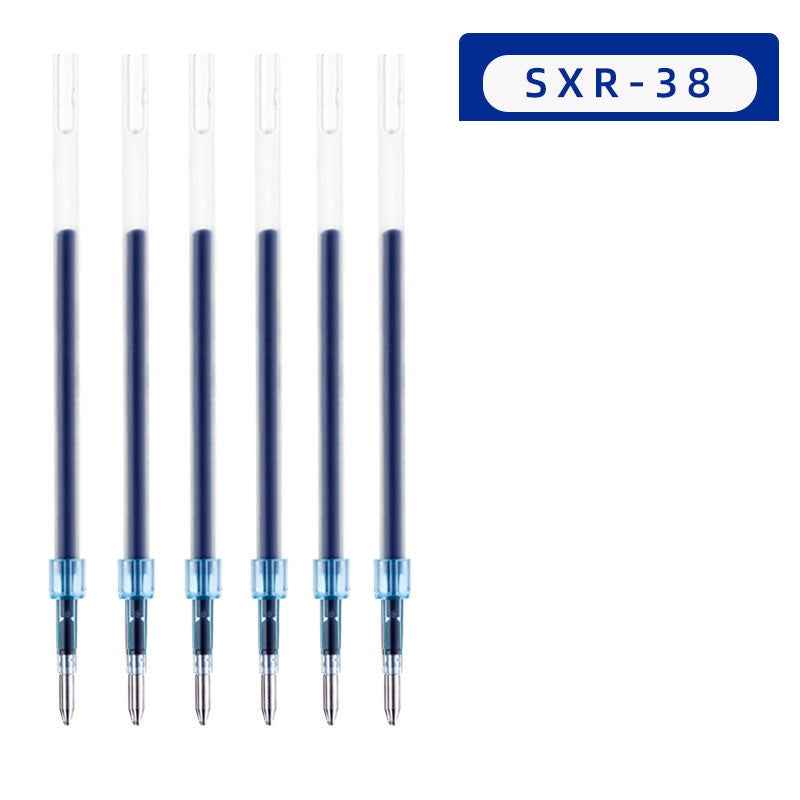 Uni SXR-38 Jetstream Ballpoint Pen Refill 0.38mm Black/Red/Blue 6 Pack