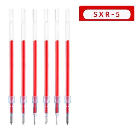 Uni SXR-5 Jetstream Ballpoint Pen Refill 0.5mm Black/Red/Blue 6 Pack