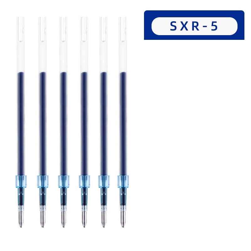 Uni SXR-5 Jetstream Ballpoint Pen Refill 0.5mm Black/Red/Blue 6 Pack