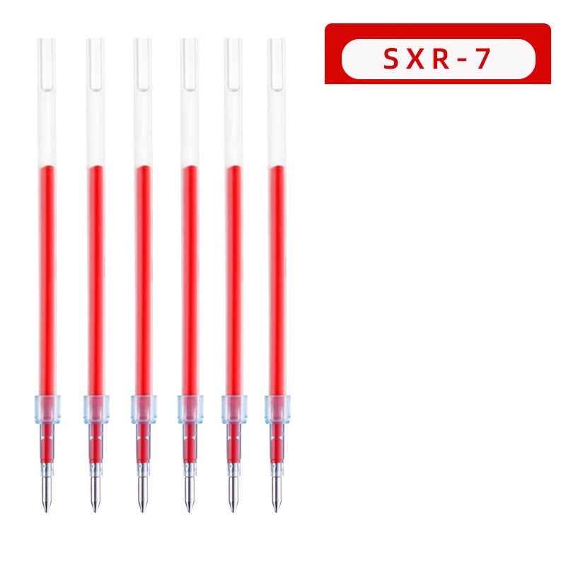 Uni SXR-7 Jetstream Ballpoint Pen Refill 0.7mm Black/Red/Blue 6 Pack