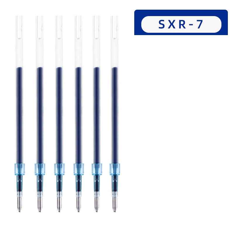 Uni SXR-7 Jetstream Ballpoint Pen Refill 0.7mm Black/Red/Blue 6 Pack