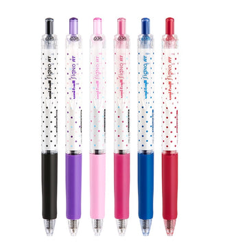 Uni-ball Signo RT Kliker Gel Peresnik 0,38 mm Pikčast 6-pack