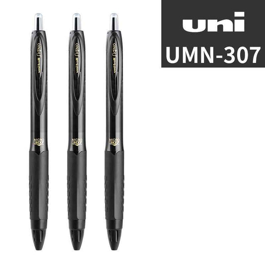 Uni-ball Signo UMN-307 Retractable Gel Pen 0.5mm 3-Pack Black