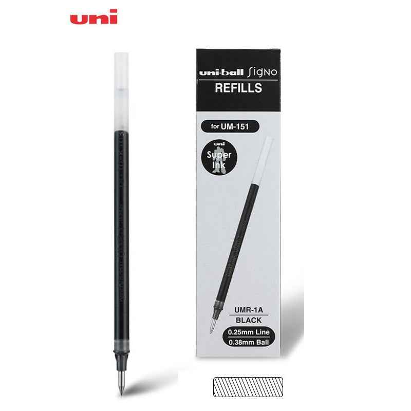 Uni-ball Signo UMR-1 Gel Pen Refill - 0.38mm - Black/Red/Blue - 12 Pack