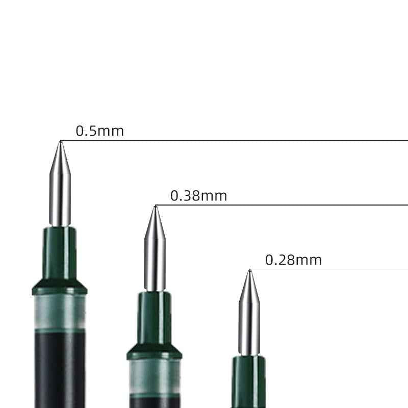 Uni-ball Signo UMR-1 Gel Pen Refill - 0.38mm - Black/Red/Blue - 12 Pack