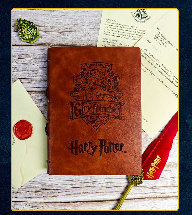 Vintage Harry Potter inspiriertes Notizbuch – PU Leder A5