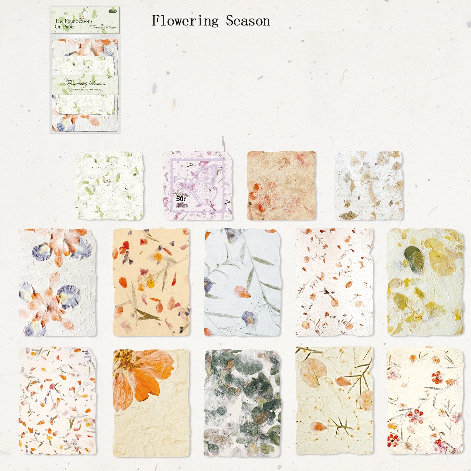 Vintage Seasonal Scrapbook Paper Set – 112 Sheets for Journaling