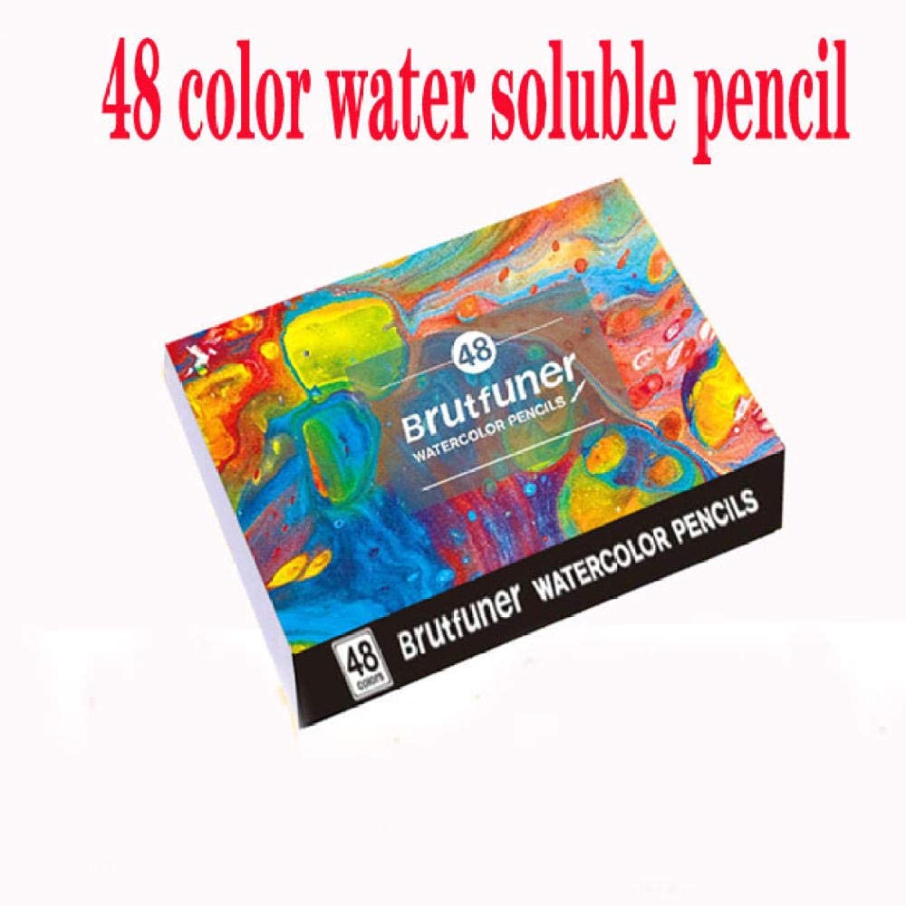 BRUTFUNER 48 Watercolor Pencil Set Pre-sharpened for Artist Student Kids - TTpen