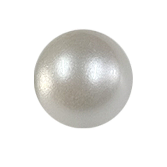 11.5mm White Pearl Buttons with Metal Base Shank for Shirt Cuffs Collars 40pcs