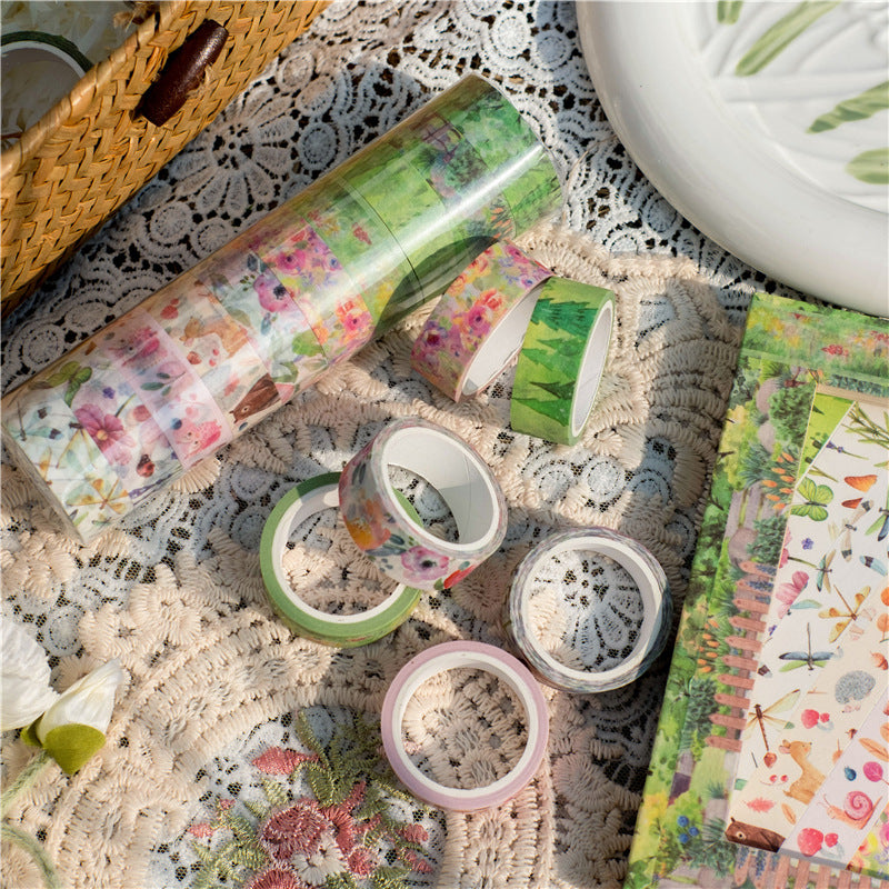 Hello Spring Washi Tape Set 10 Rolls 15mm x 5m