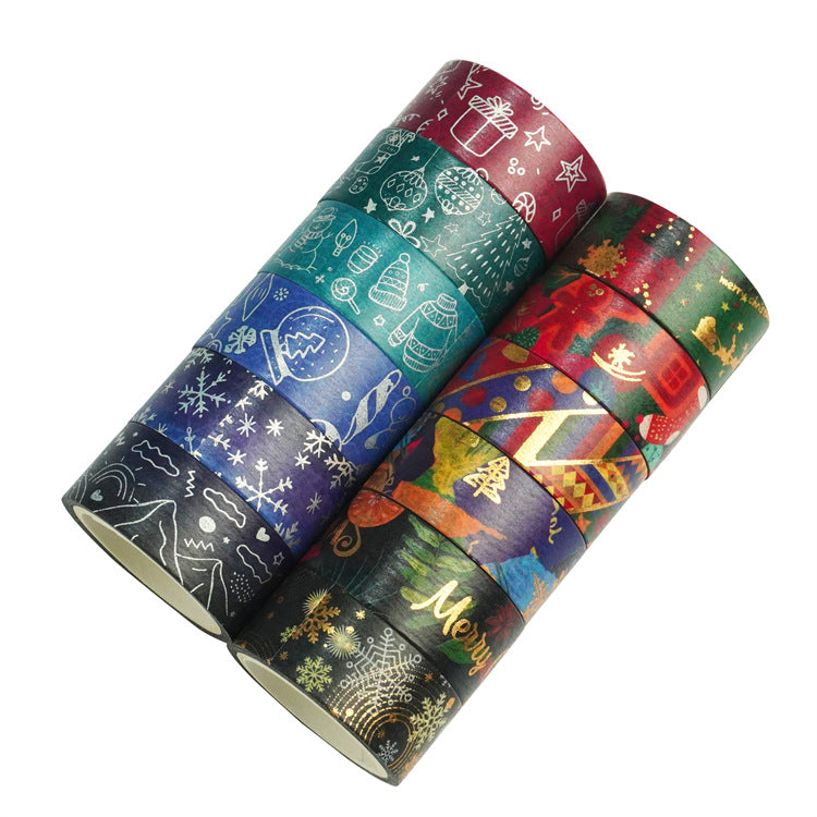 Merry Chiristmas Washi Masking Tape Set 12 Rolls