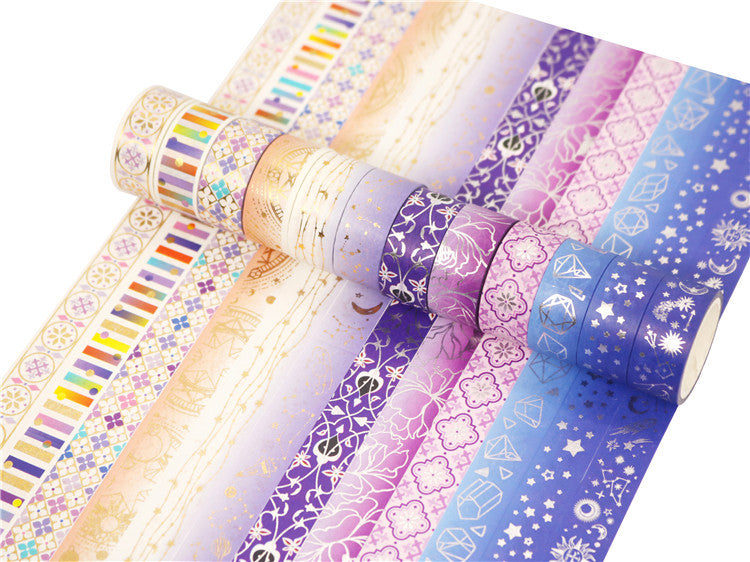 Starry Night Washi Tape Set 12 Rolls