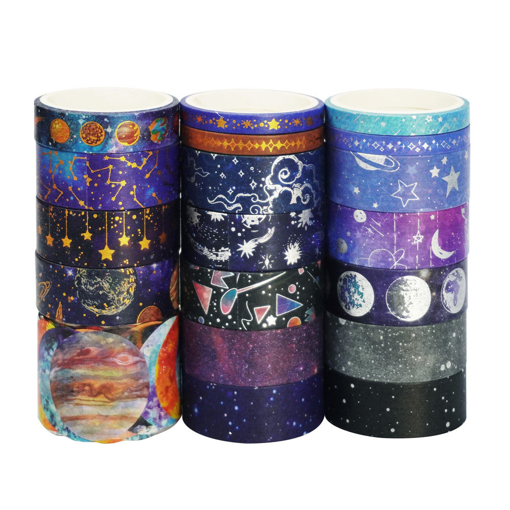 Galaxy Washi Masking Tape Set 19 Rolls