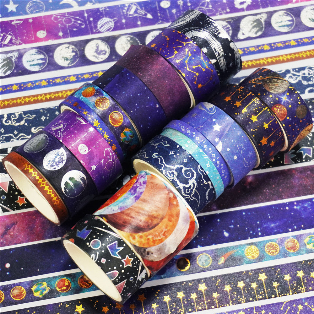 Galaxy Washi Masking Tape Set 19 Rolls