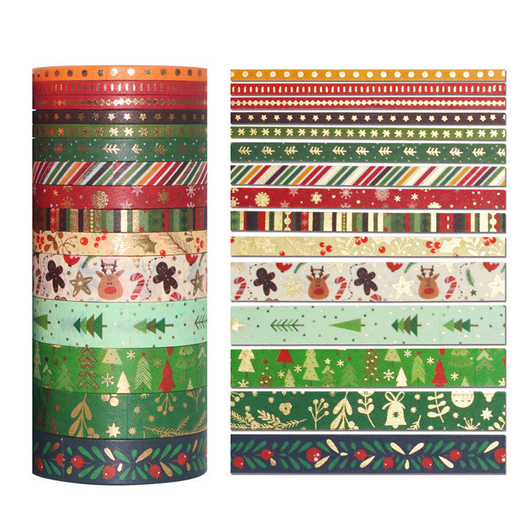 Christmas Washi Tape Set 21 Rolls