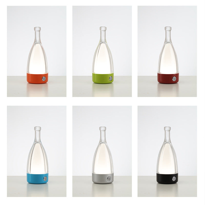 Wine Bottle Rechargeable Table Lamp Cordless Bar Atmosphere Light