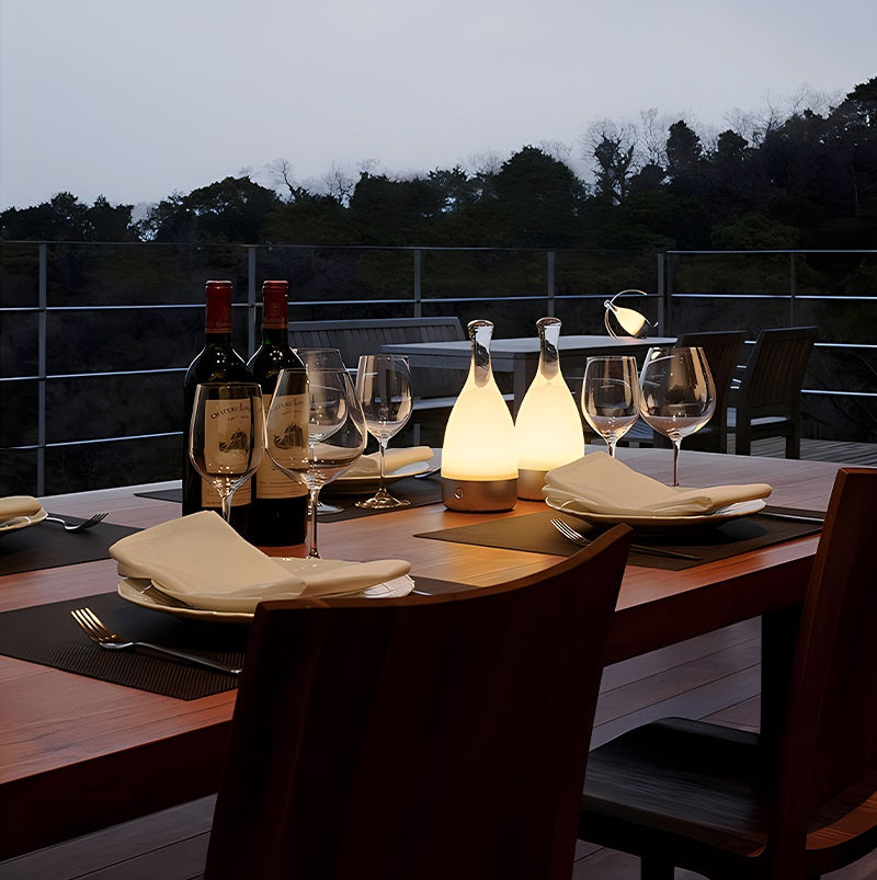 Wine Bottle Rechargeable Table Lamp Cordless Bar Atmosphere Light