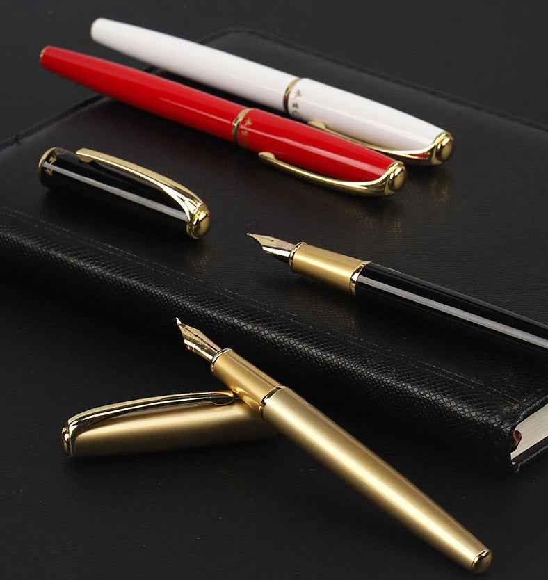 Wing Sung 3409 Fountain Pen Gold Plated Nib with Converter
