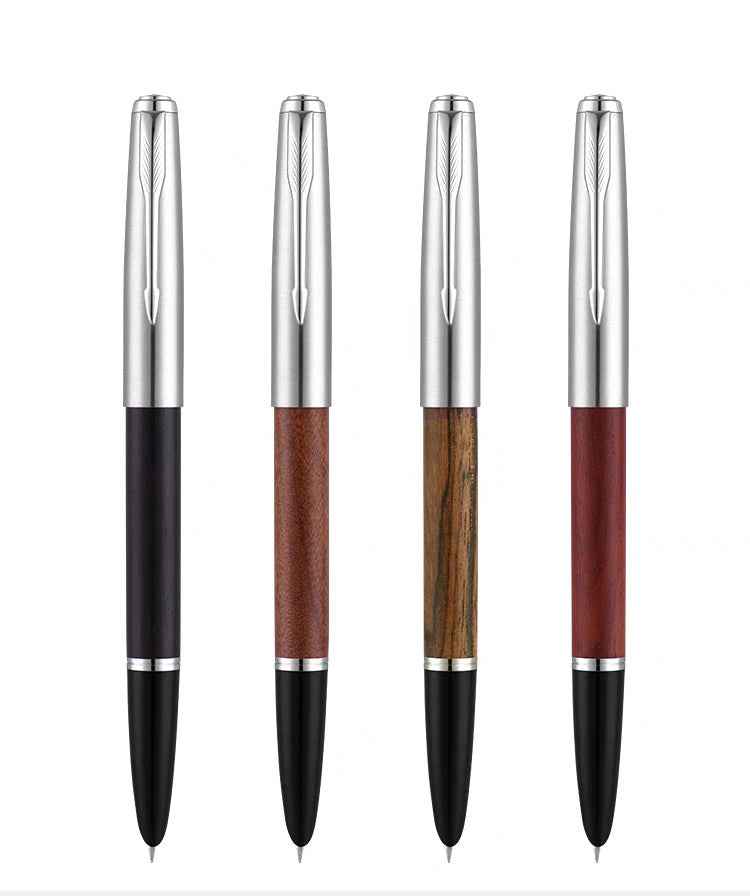 Wing Sung 616 Vintage Wood Fountain Pen Set of 4